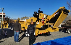 2019年，長春市伊通河設(shè)施維護(hù)處采購一臺(tái)Rayco大型粉碎機(jī)1754.